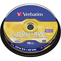 Verbatim DVD+RW 4.7GB - DVD+RW regrabables (10 Unidades)